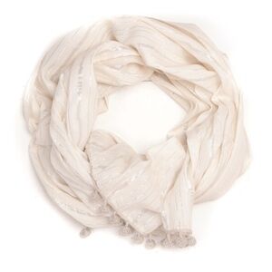 Pom Pom scarf โข wrap โข sarong